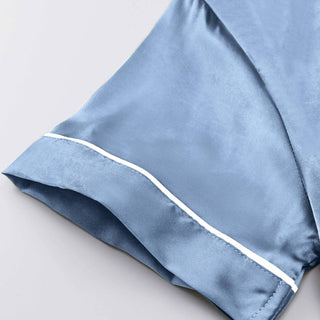 Short-Sleeve Pajama Set, Breathable And Cool Loungewear For Women, European And American Style Short-Sleeve Long Pants